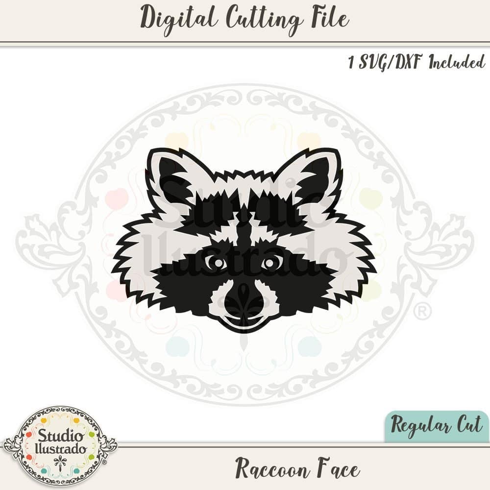 Raccoon Face - Studio Ilustrado
